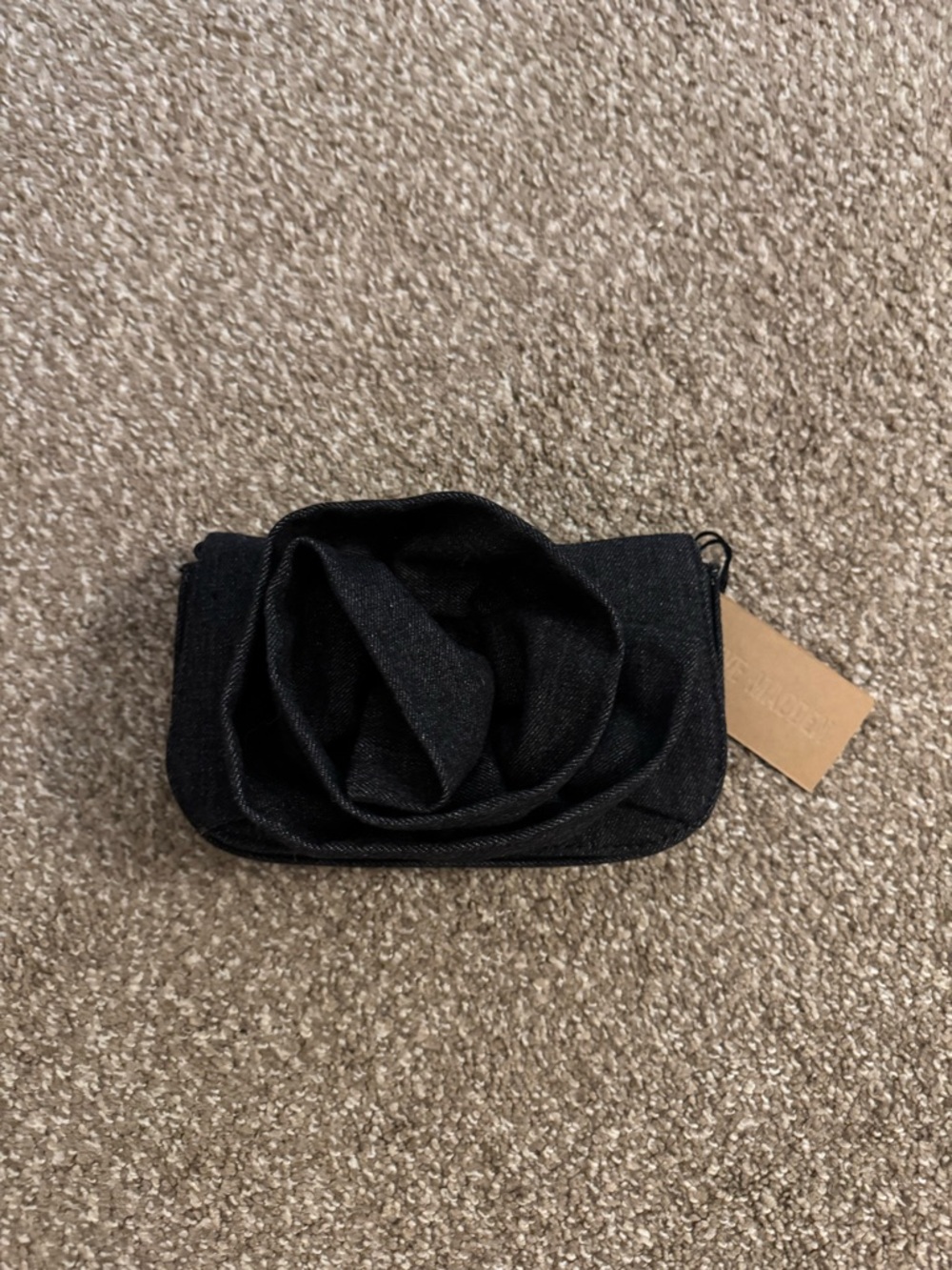 Steve Madden Black Denim Bag